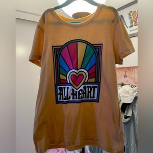 Old navy Yellow (all hearts) shirt